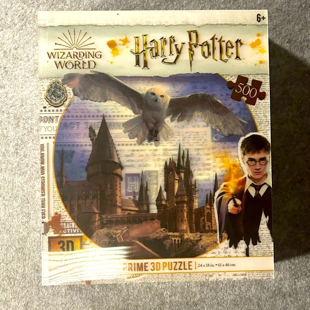 New 500 piece 3D Harry Potter puzzle